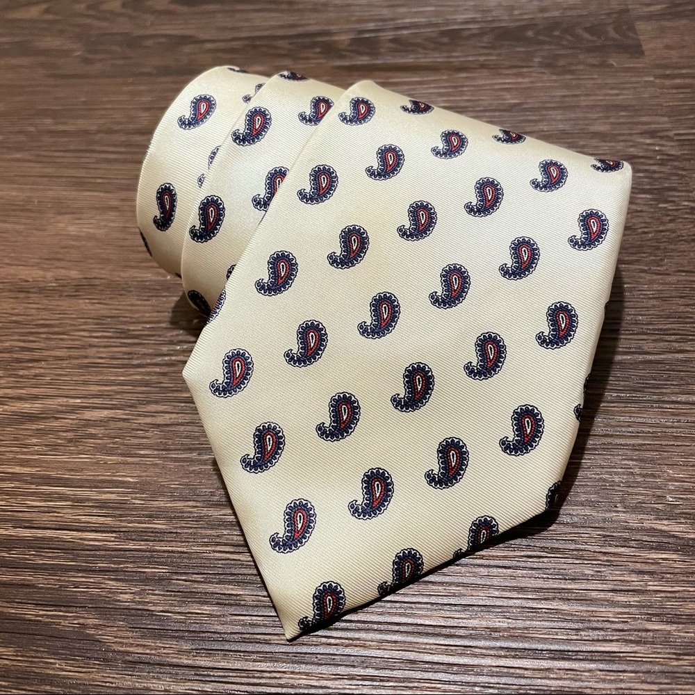 Christian Dior paisley tie